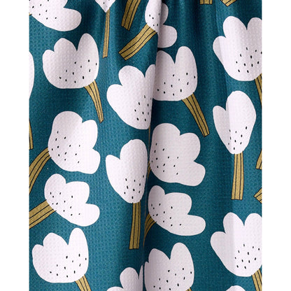 Tulips Geometry Tea Towel