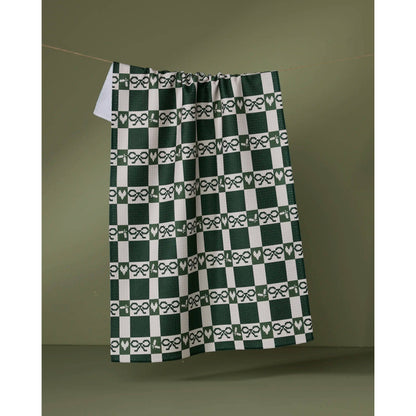 Elf Gingham Tea Towel