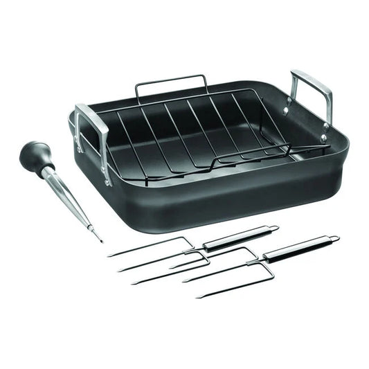 Zwilling Aluminum Hard Anodized Roaster Pan Nonstick, 16 X 14"