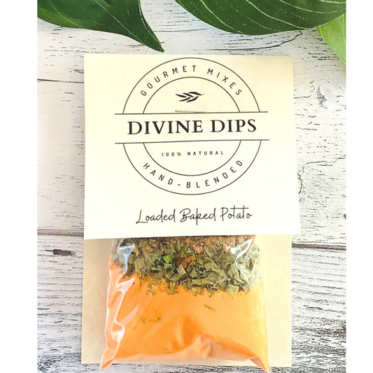 Loaded Baked Potato Seasoning Dip Mix & Cheese Ball