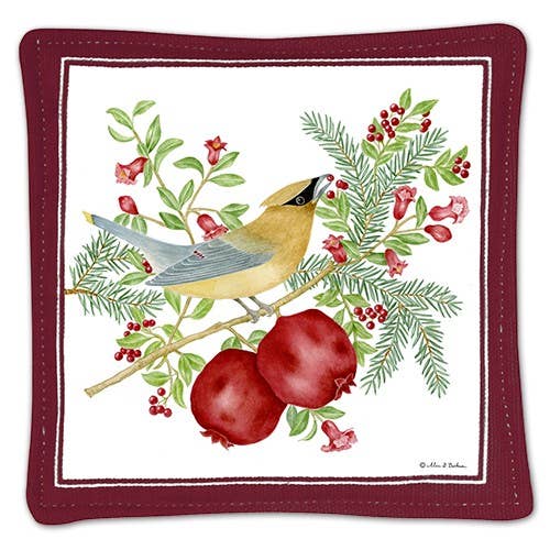 Cedar Waxwing Single Spiced Mug Mat