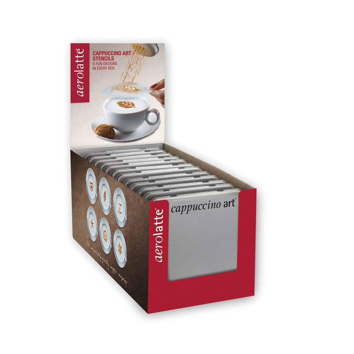 Aerolatte Cappuccino Art Stencils, Display Of 12