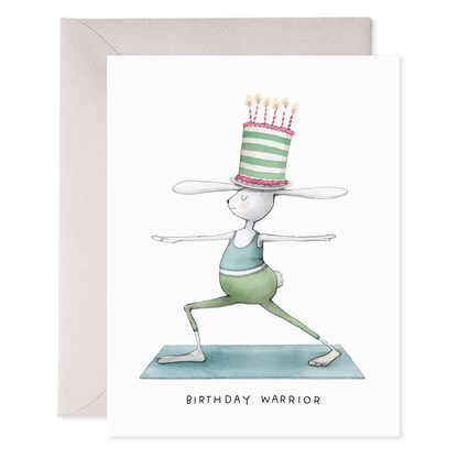 Birthday Warrior Greeting Card
