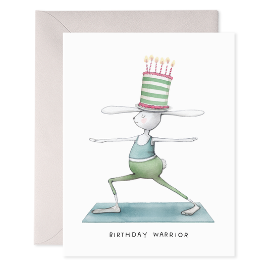 Birthday Warrior Greeting Card