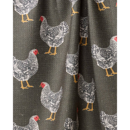 Hen House Geometry Tea Towel