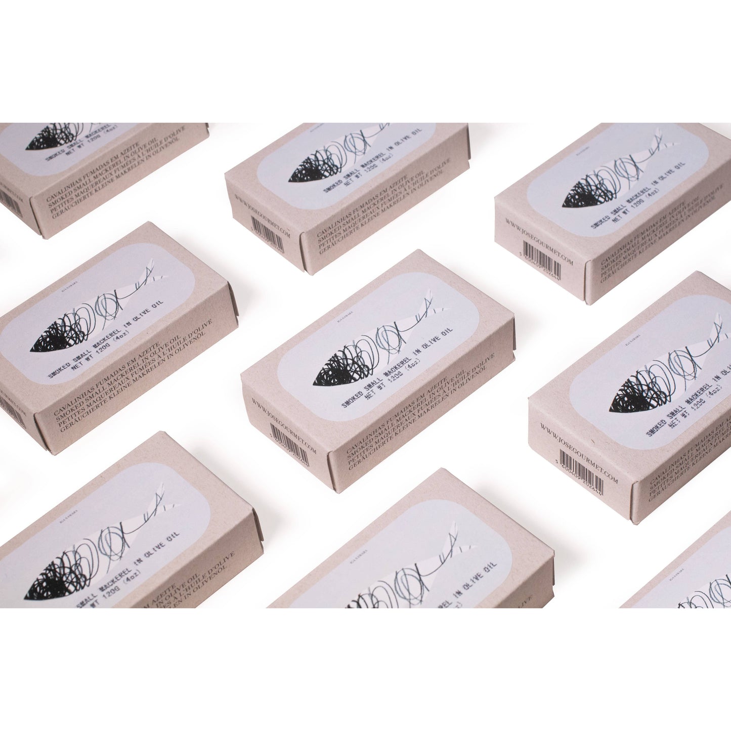 Jose Gourmet Smoked Small Mackerel in Olive Oil, 120g