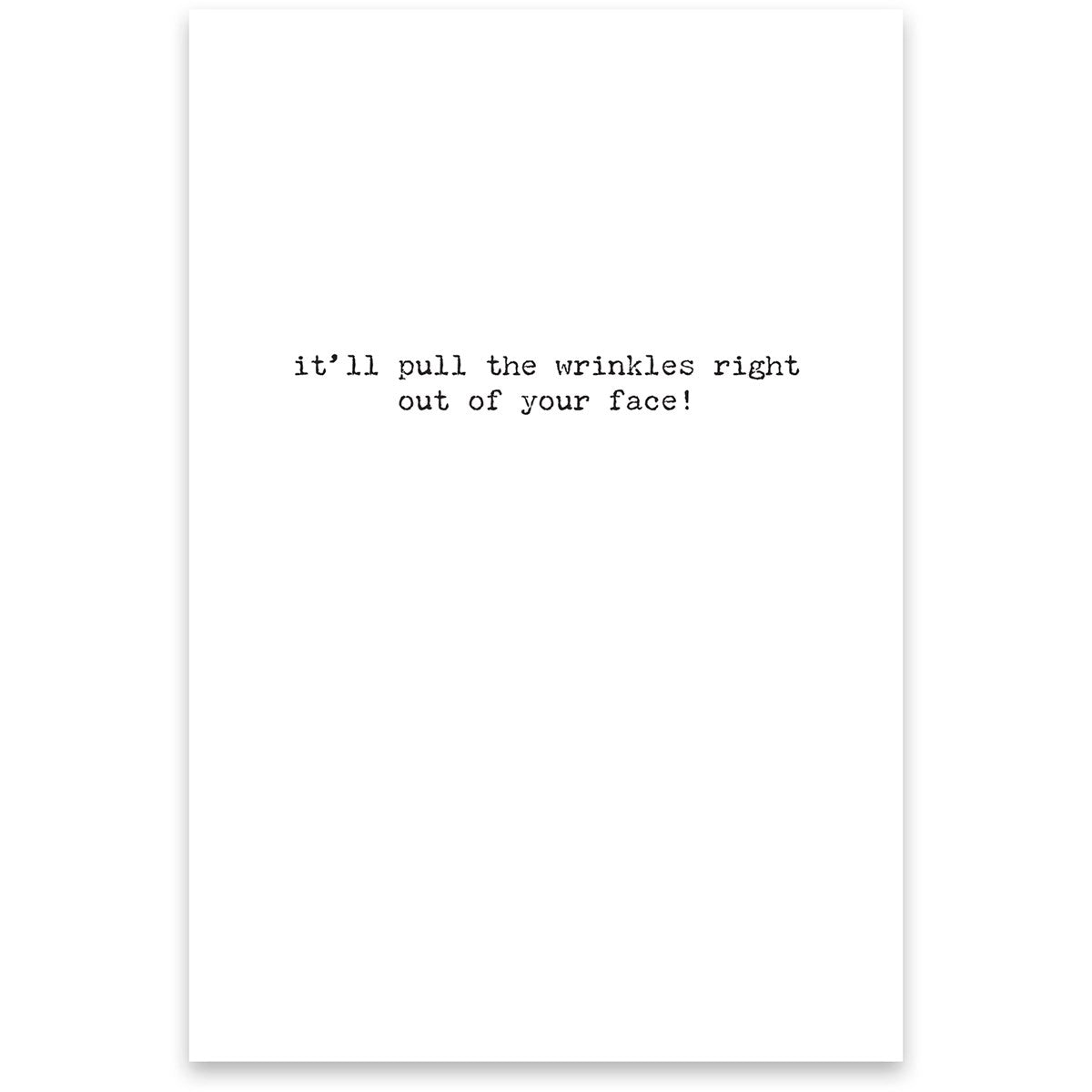 Go Braless Greeting Card