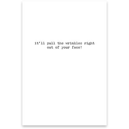 Go Braless Greeting Card