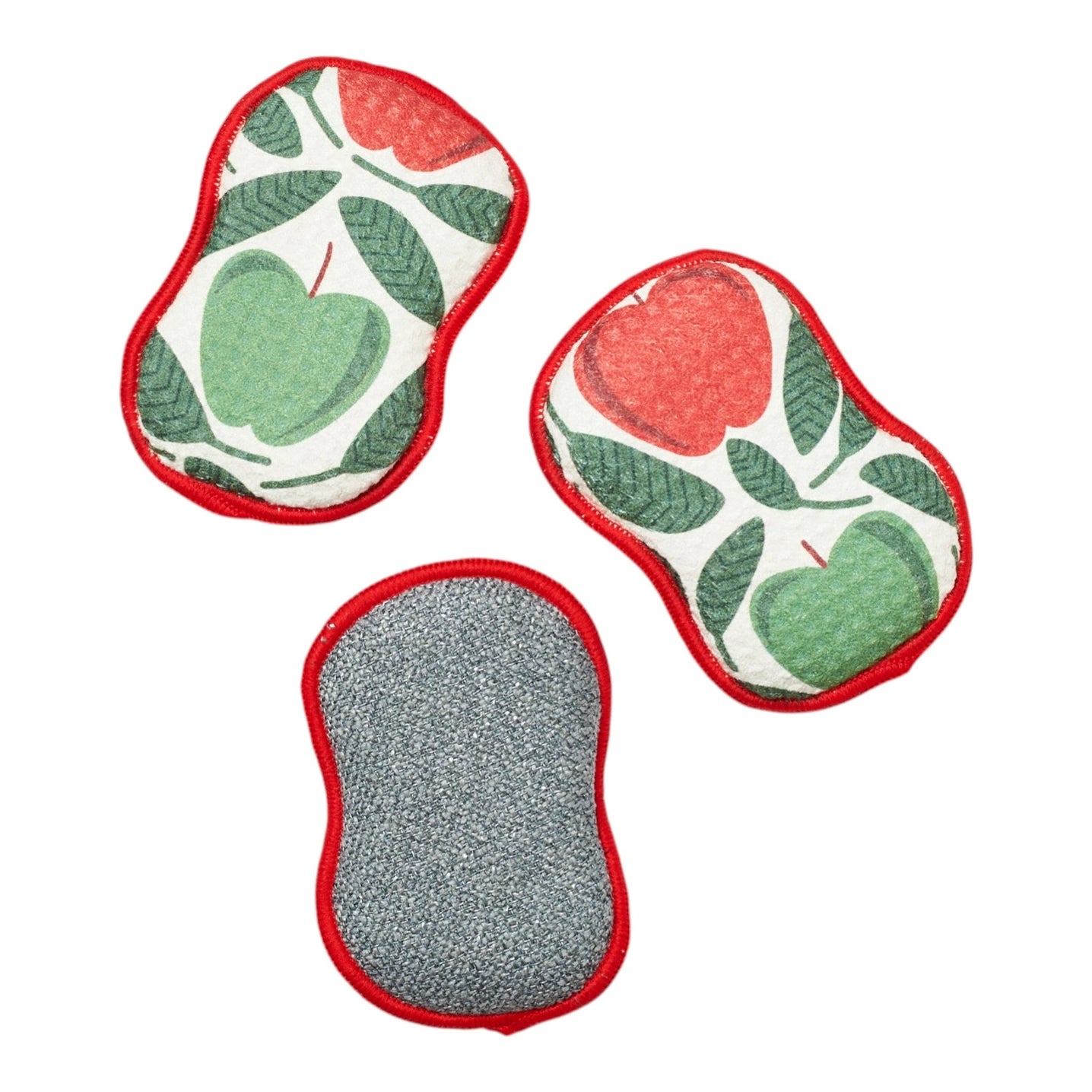 RE:usable Sponges (Set of 3) - Happy Apples