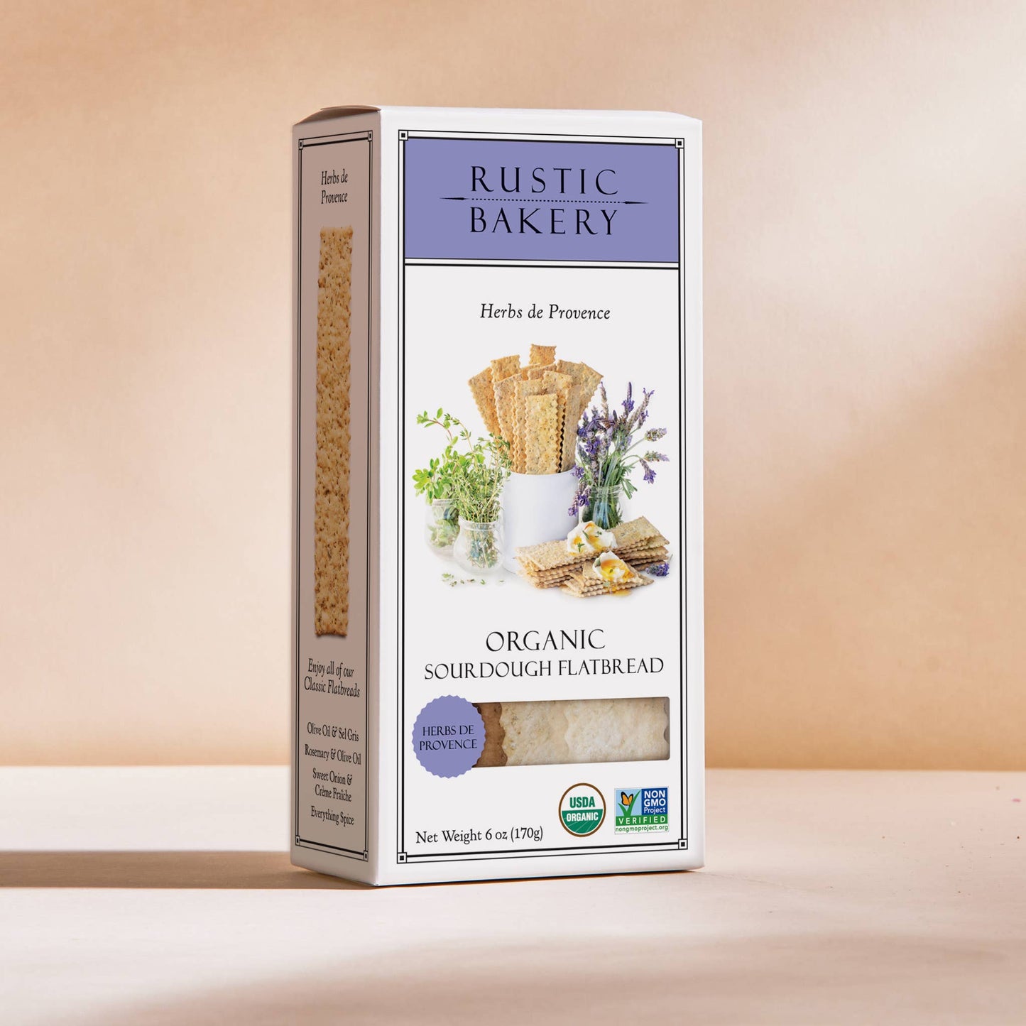 Herbs de Provence Organic Sourdough Flatbread Crackers