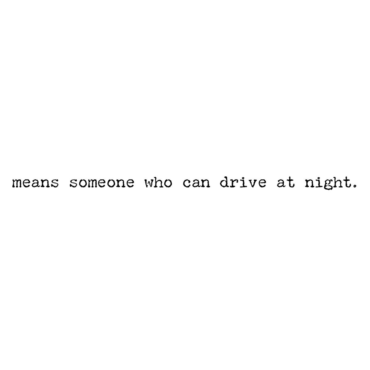 Drive At Night Greeting Card - Paper