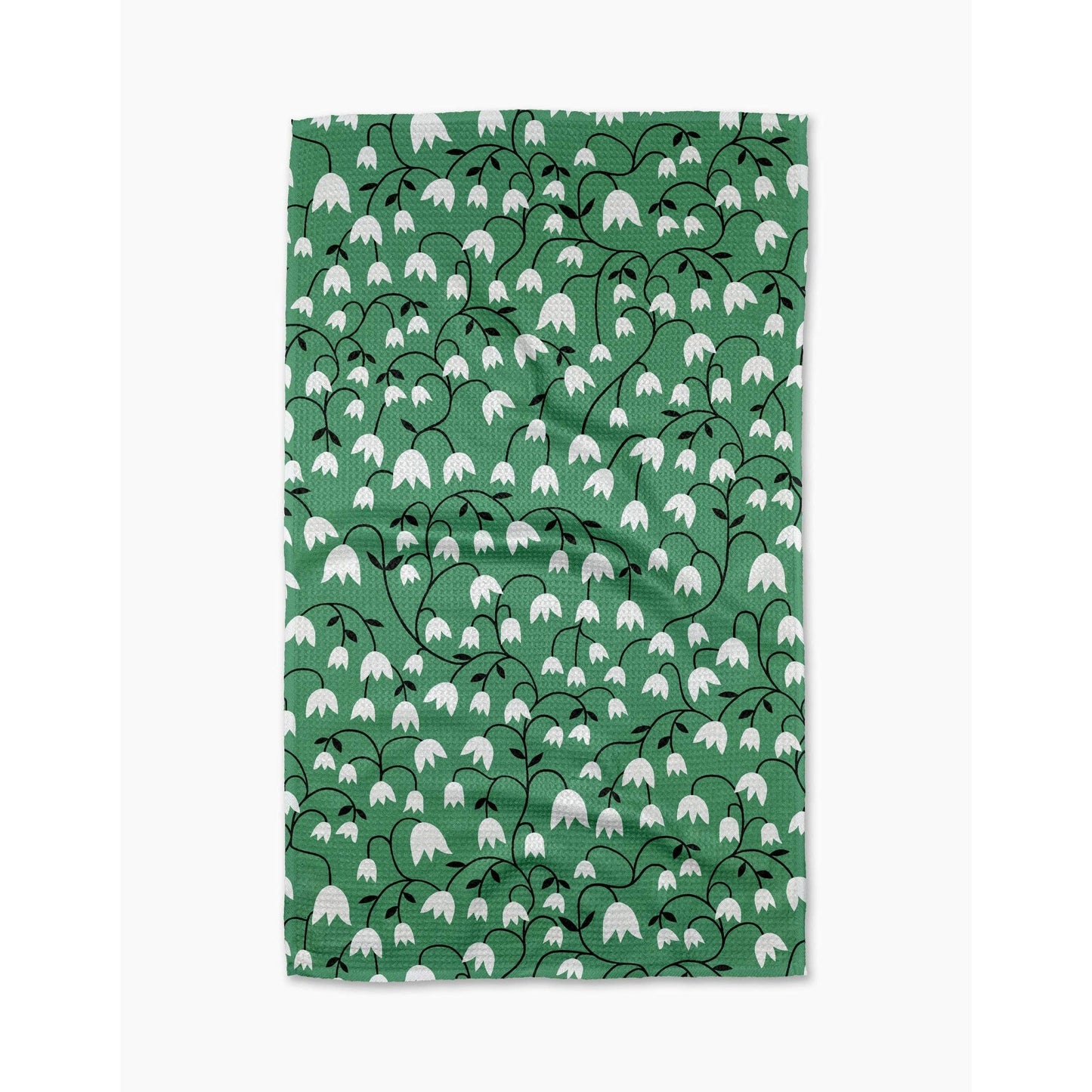 Snowdrop Geometry Tea Towel
