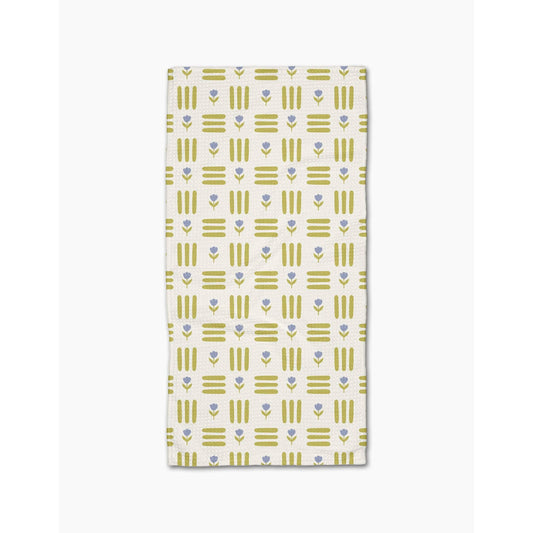 Scandi Garden Geometry Bar Towel