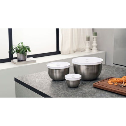 Fresh & Save Vacuum Bowl Set Stainless Steel 6 pc