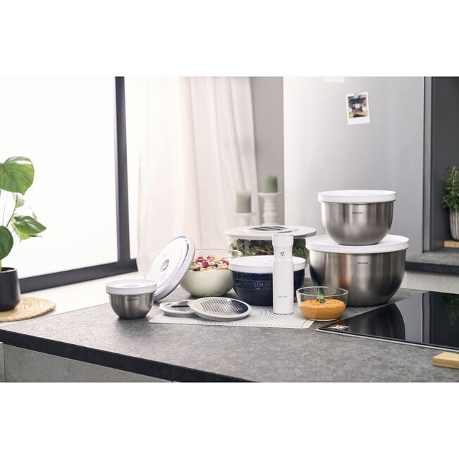 Fresh & Save Vacuum Bowl Set Stainless Steel 6 pc