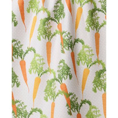 Happy Carrots Geometry Tea Towel