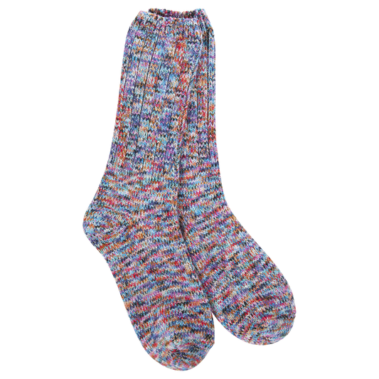 Ragg Crew Socks in Indigo