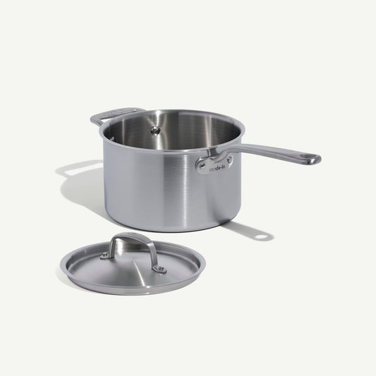 Made In Stainless Clad Saucepan, 4 Qt