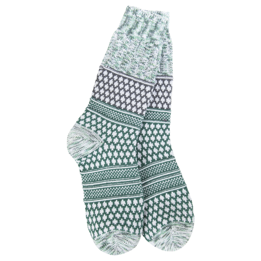 Gallery Textured Crew Socks in Spruce