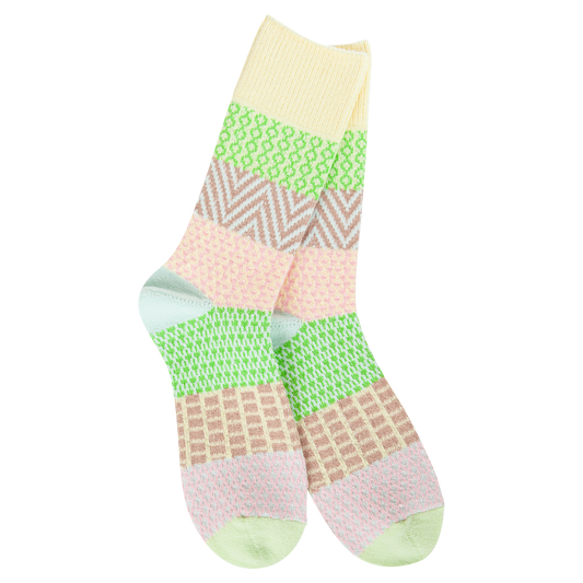 Gallery Crew Socks in Spring