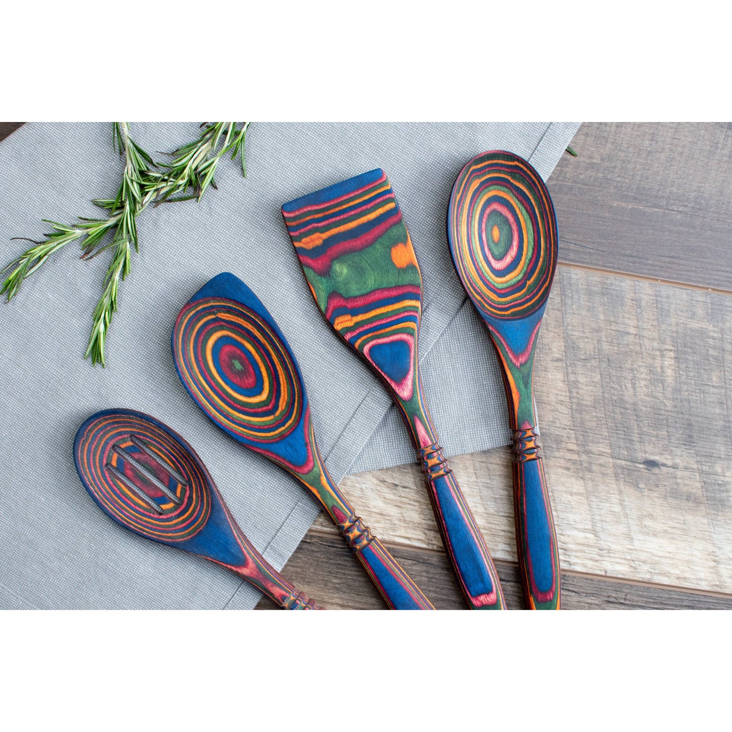 12" Rainbow Pakka Corner Spoon