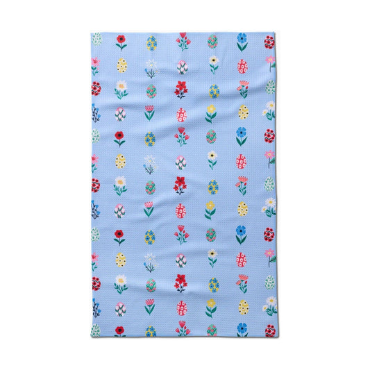 Spring Wildflowers Tea Towel