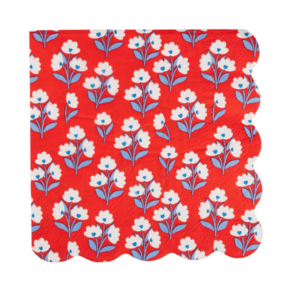 Floral Cocktail Paper Napkin Set