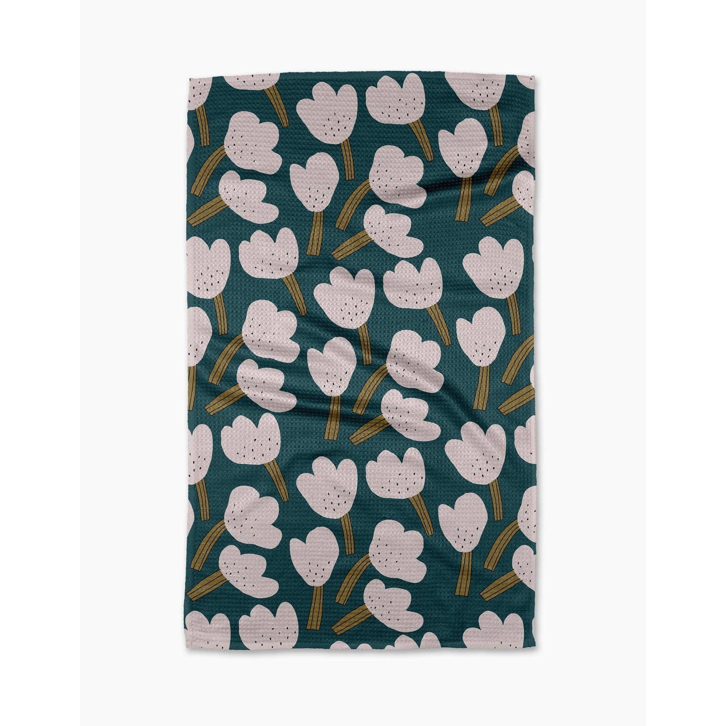 Tulips Geometry Tea Towel