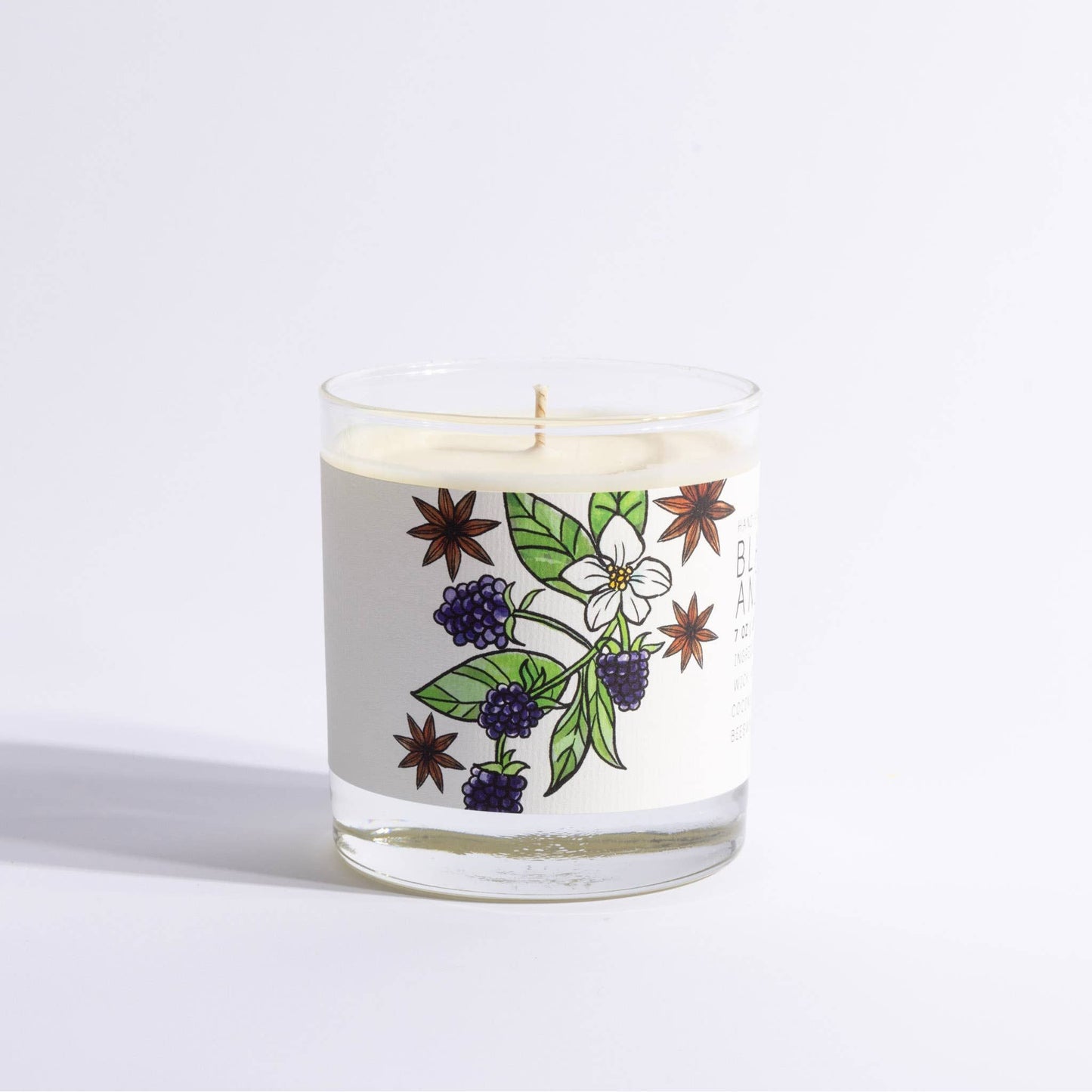 Blackberry Anise - Medium Glass - Just Bee Candle