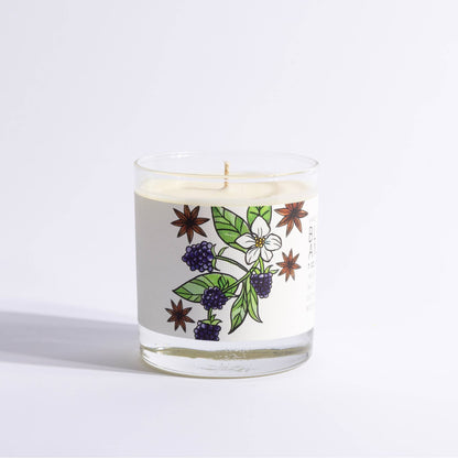 Blackberry Anise - Medium Glass - Just Bee Candle