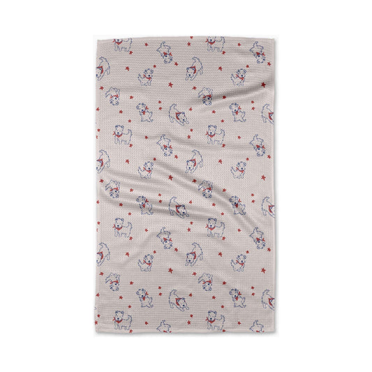 Doggy Playgrounds Tea Towel