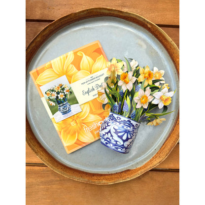 Mini English Daffodils Pop-up Greeting Cards