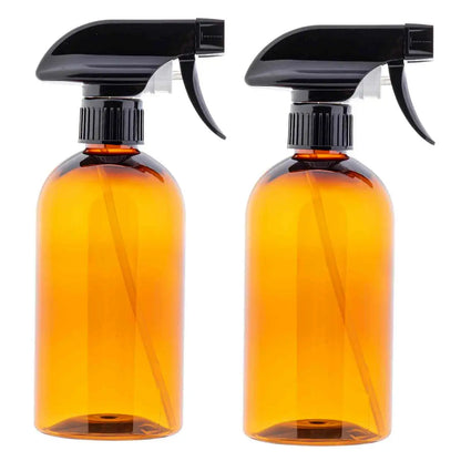 Amber Tinted Spray Bottles, Set of 2