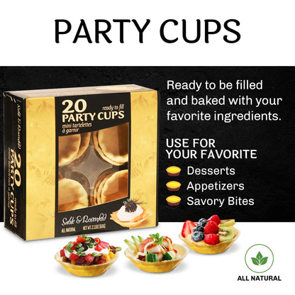 Appetizer Party Cups - Pack of 20