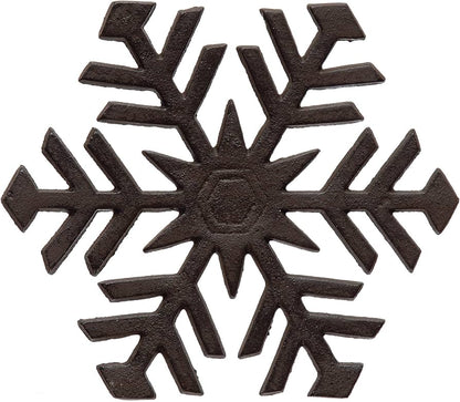 Cast Iron Snowflake Trivet