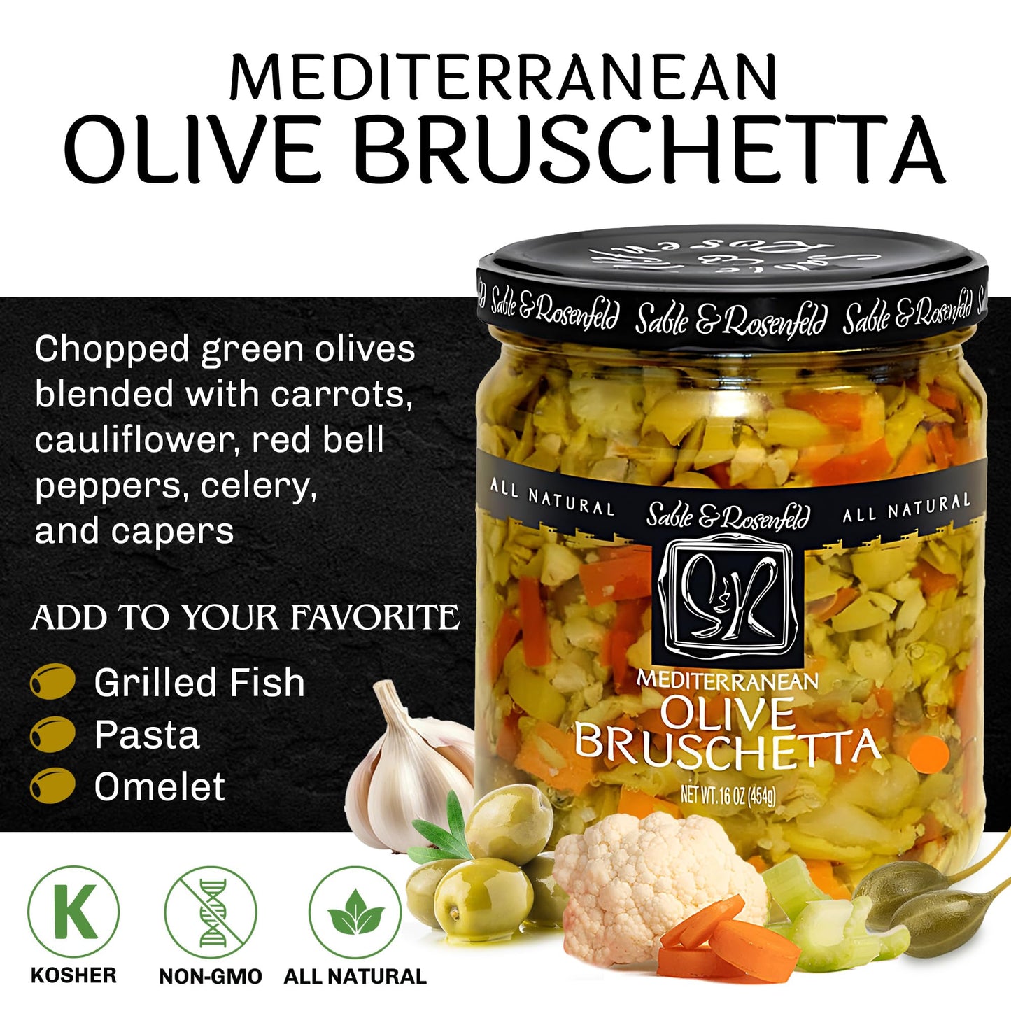 Mediterranean Olive Bruschetta