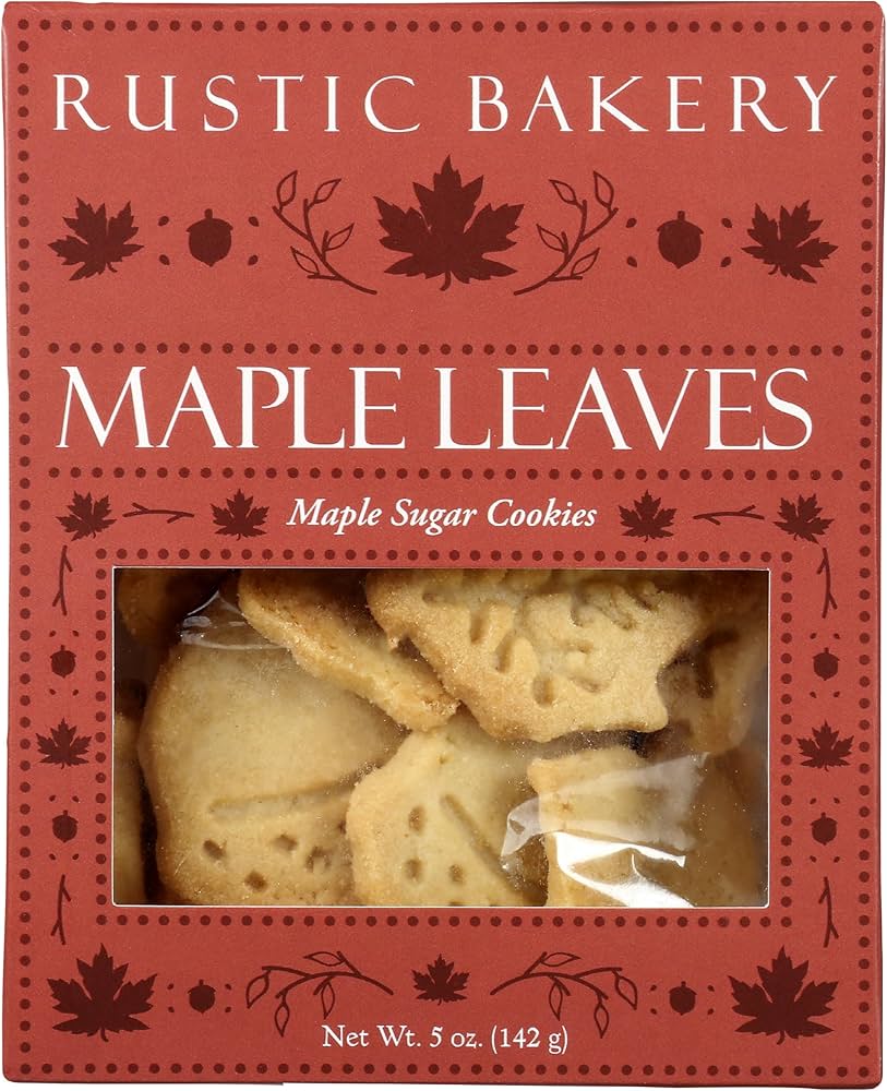 Rustic Bakery Maple Leaves Cookies