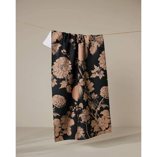 Haunted Harvest Geometry Tea Towel