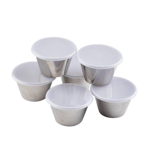 5 oz Sauce Cups with Clear Lids, Pack of 6