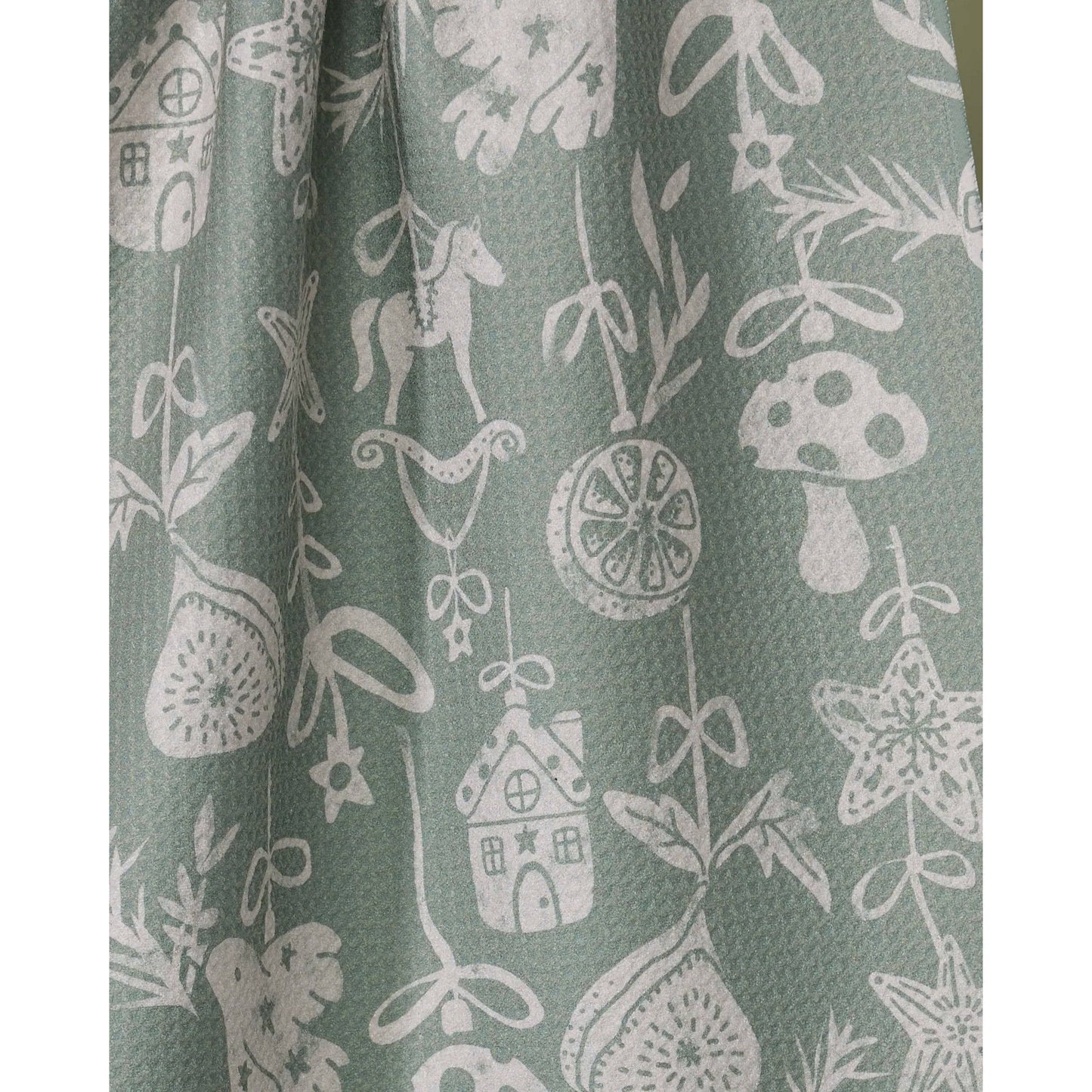 Cozy Ornaments Tea Towel