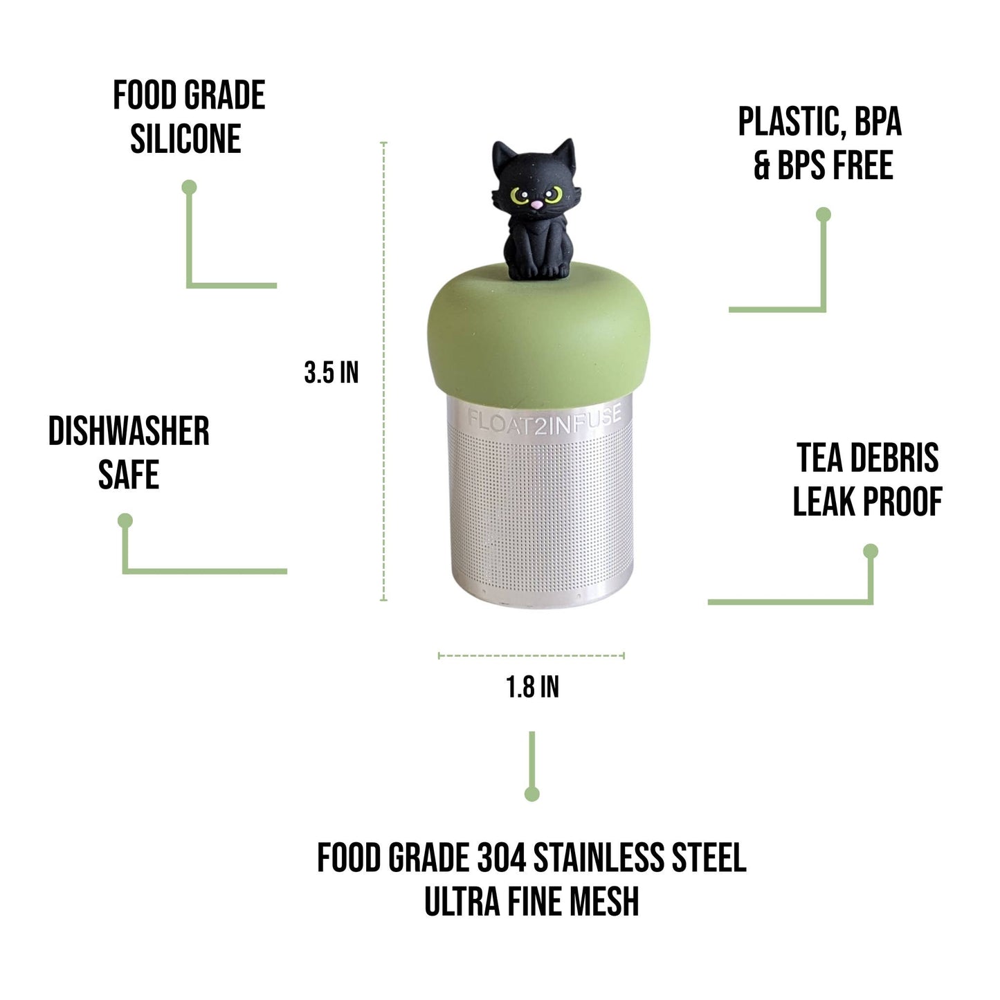 Halloween Cat Floating Tea Infuser