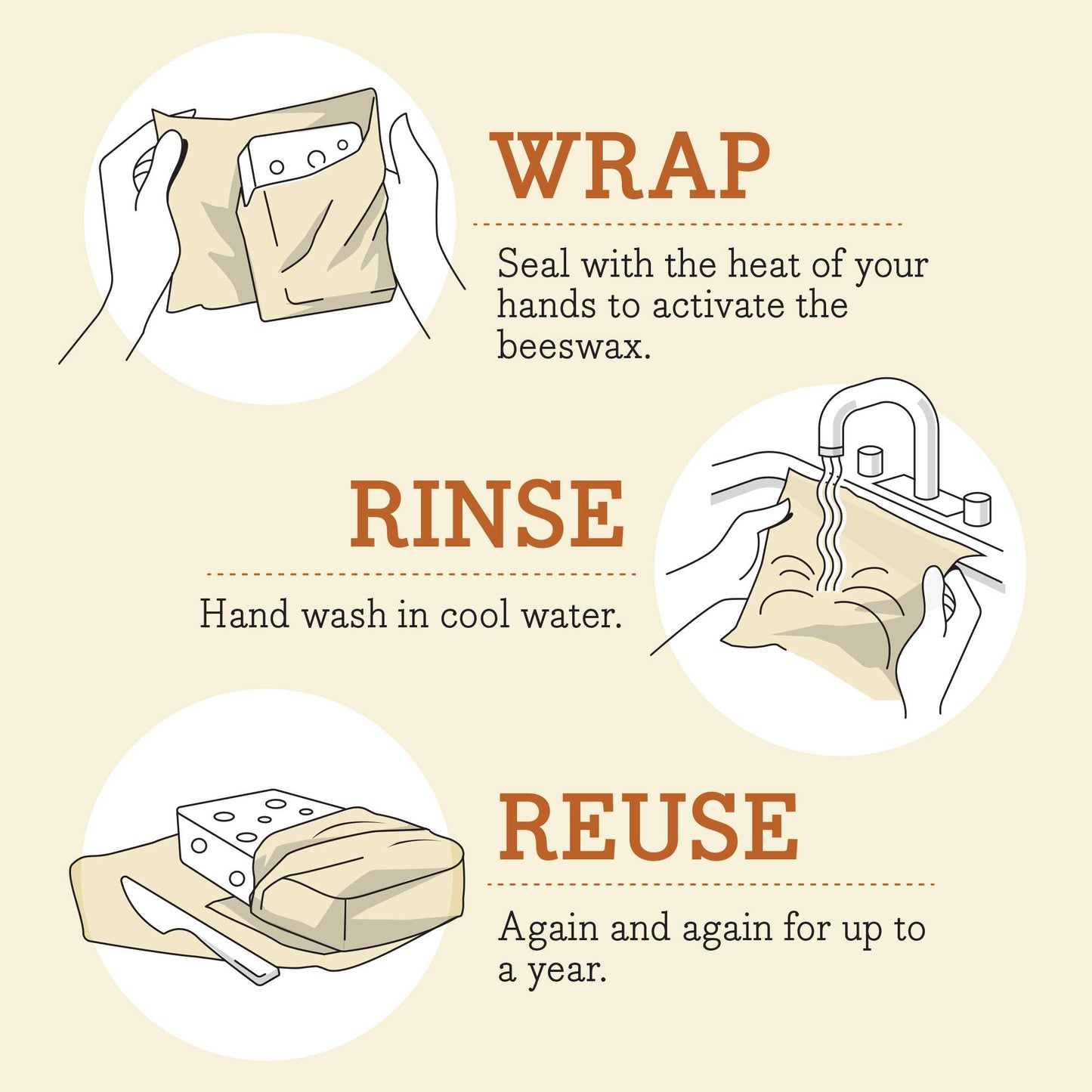 Bee's Wrap Bread Wrap - Honeycomb Pattern