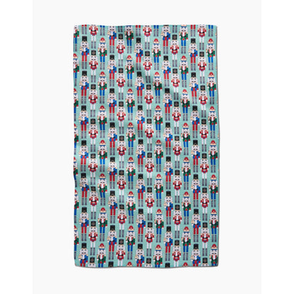 Nuts Cracking Geometry Tea Towel