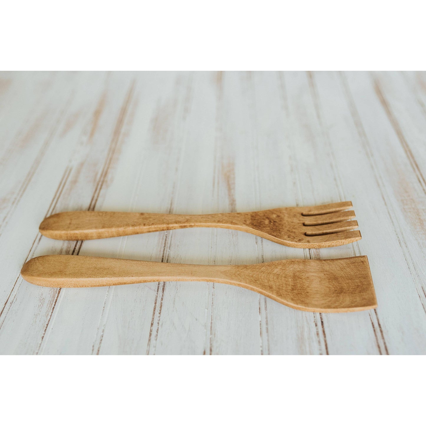 Beech - Light Walnut Finish - 14" Servers - Bee's Oil Finish