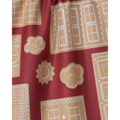 Gingerbread City Tea Towel