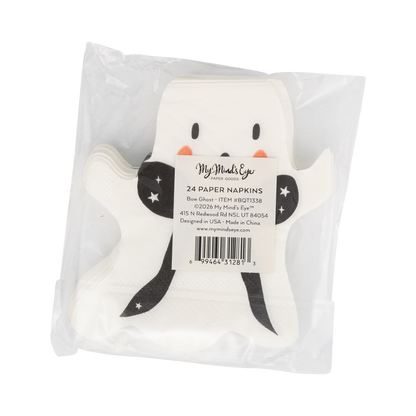 Booquette Ghost Shaped Cocktail Napkin