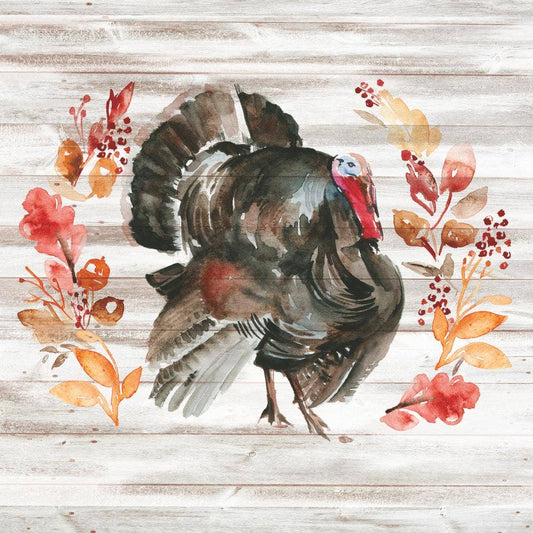 Turkey Lunch Paper Napkin