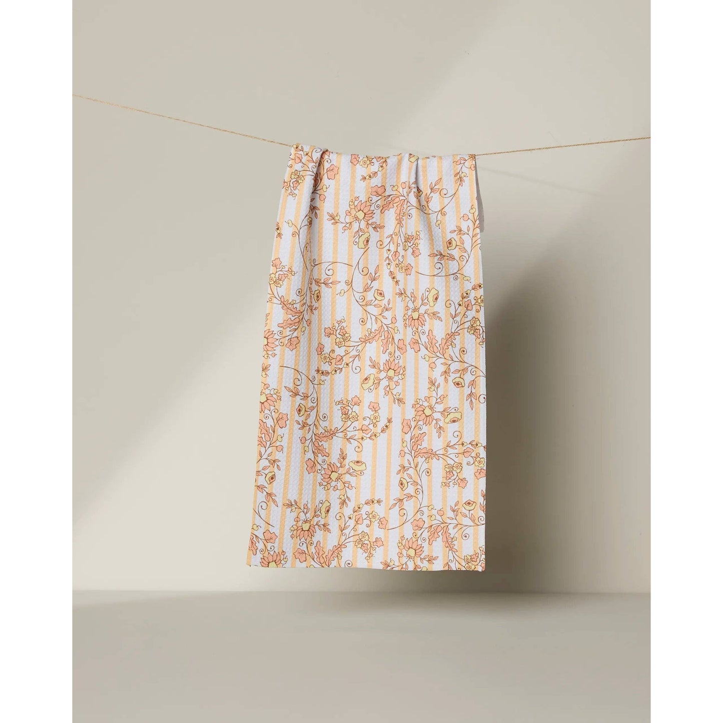 Buttercup Vine Geometry Bar Towel