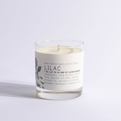 Lilac - Medium Glass - Just Bee Candle