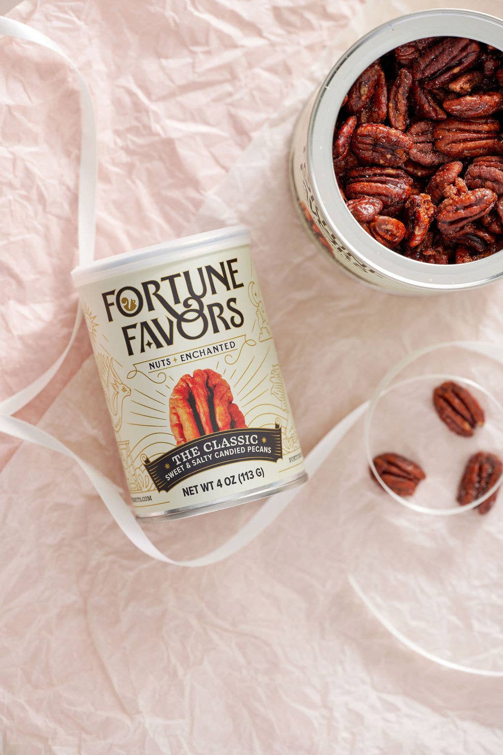 4oz Fortune Favors The Classic Candied Pecans